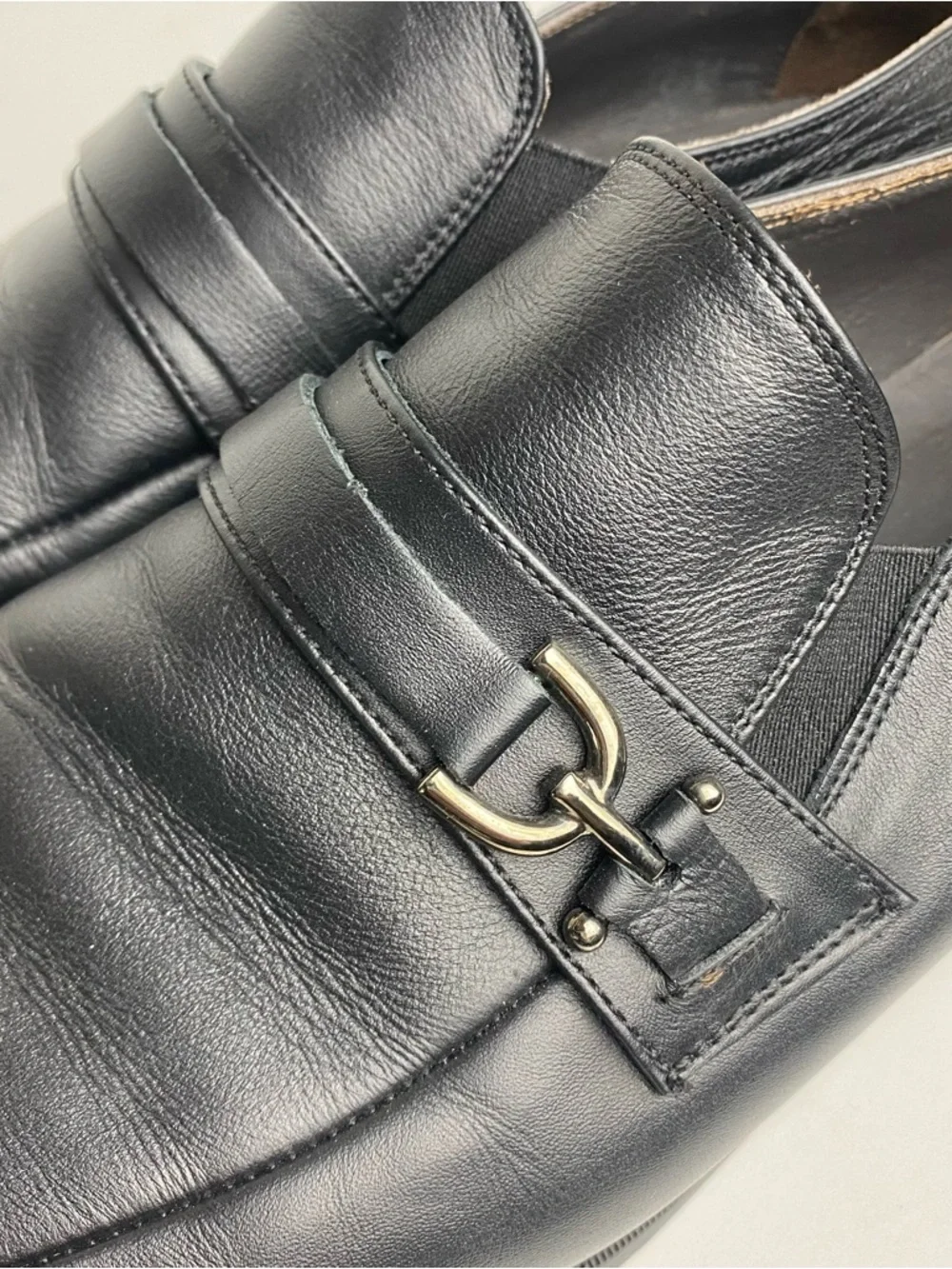 BRUNO MAGLI Pedro Black Leather Loafers Men's Size 11.5M US - Picture 4 of 10